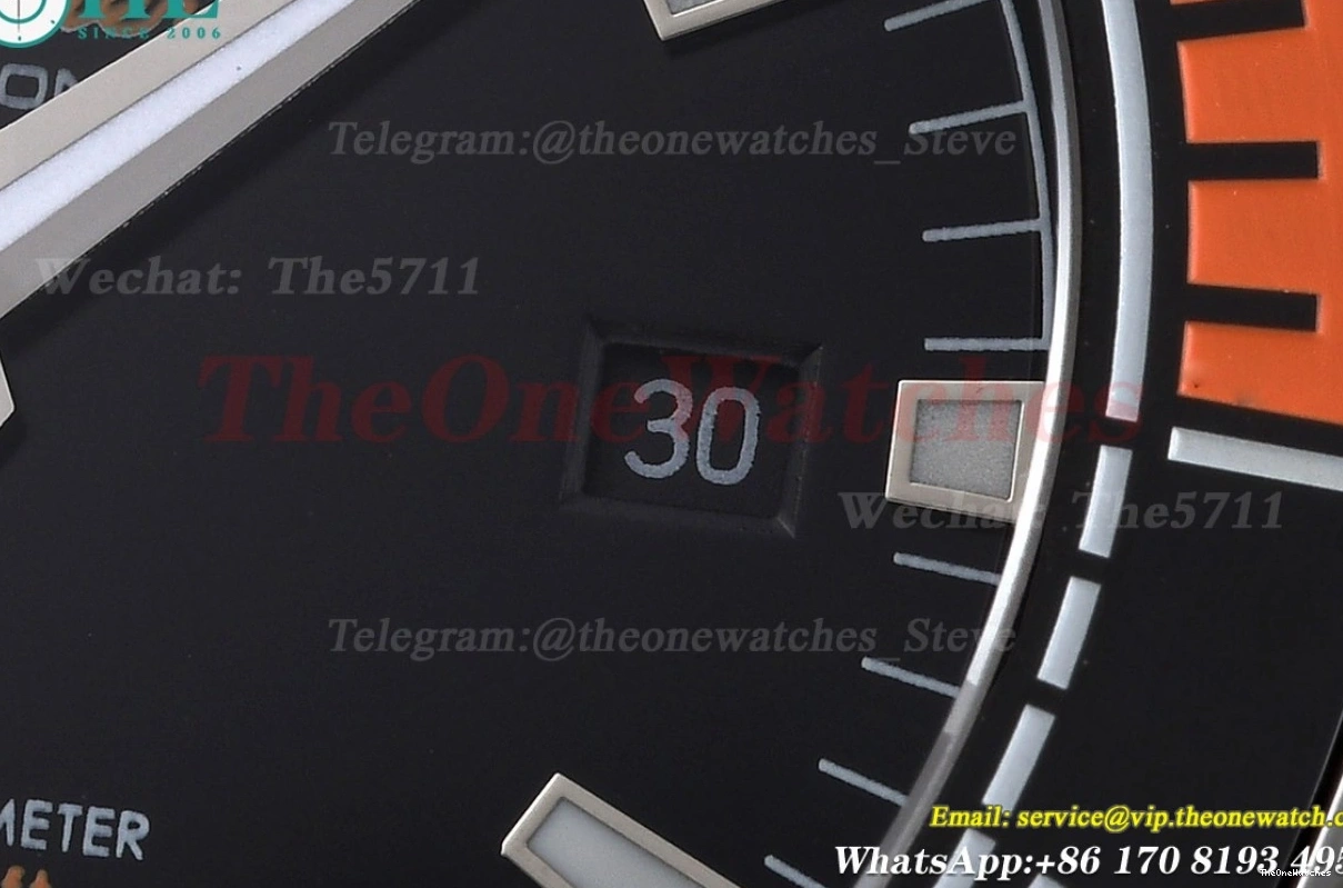 MY8215 43mm SS Dial GDF Black Seamaster 600m Oyster SS 0327